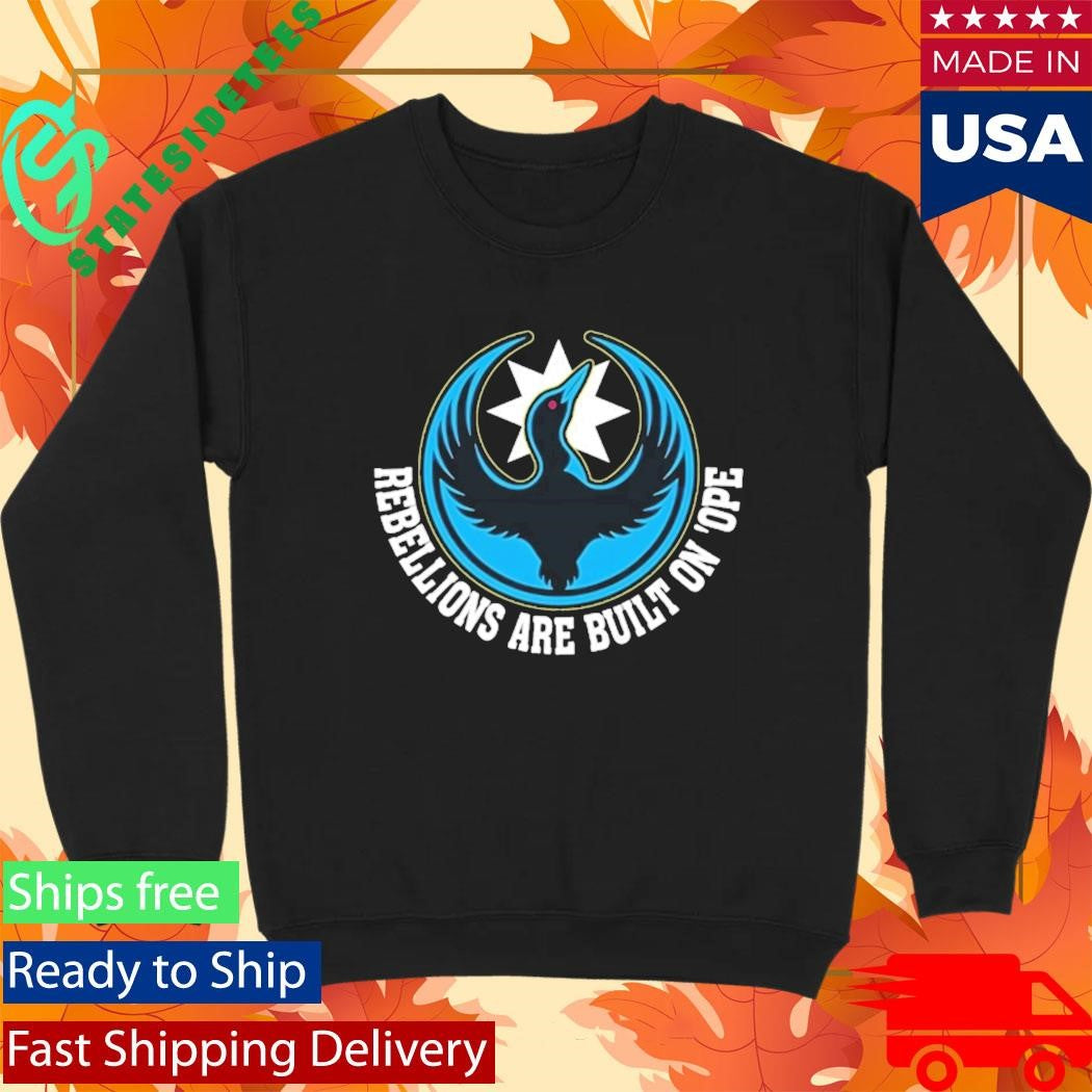 Rebellions Are Built On Hope Minnesota Rebel Alliance Bird Loon Shirt