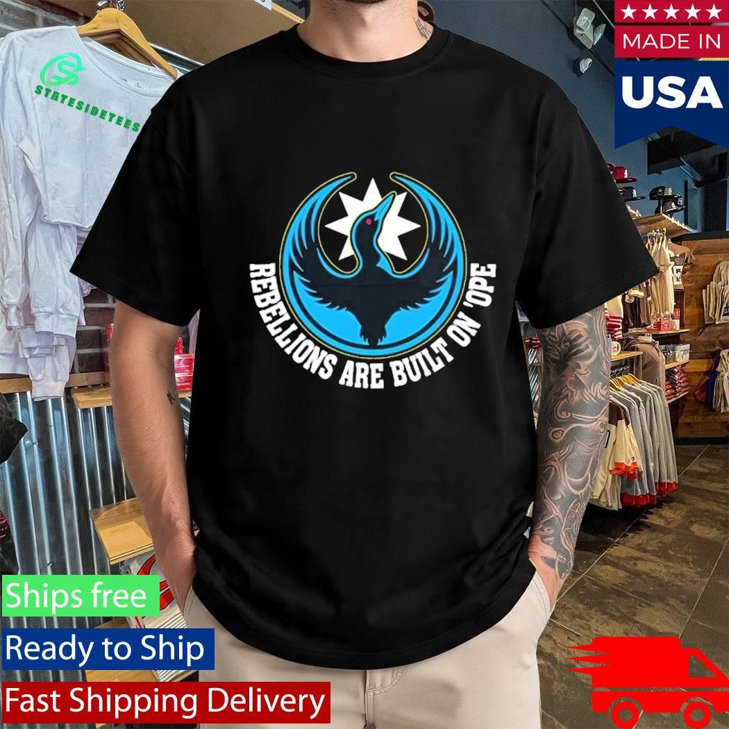 Rebellions Are Built On Hope Minnesota Rebel Alliance Bird Loon Shirt