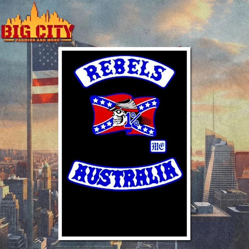 Rebels Mc Motorcycle Club Australia Shirt