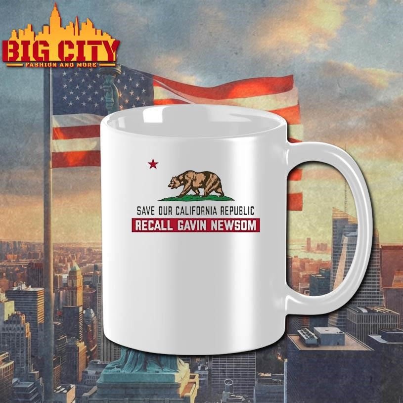 Recall Gavin Newsom Governor Save Our California Republic Shirt