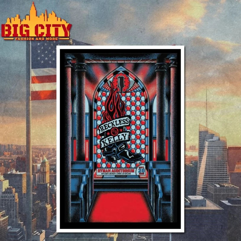 Reckless Kelly Nashville Sept 20 2025 Poster shirts