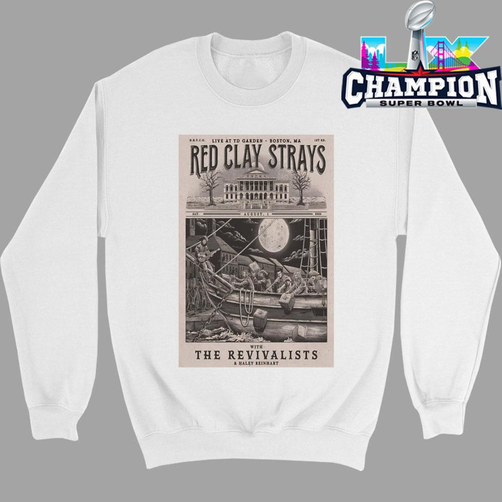 Red Clay Strays 8 1 2026 Td Garden In Boston Ma Shirt