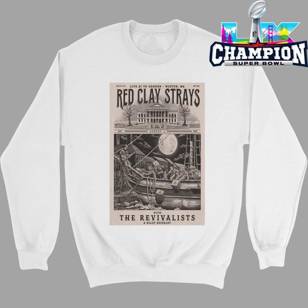 Red Clay Strays 8 1 2026 Td Garden In Boston Ma Shirt