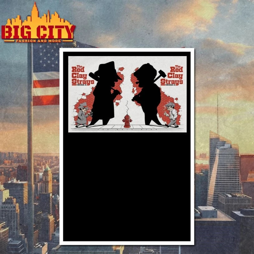 Red Clay Strays Chicago Poster Shirts