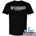 Red Hand With Hatchets And Hammers Shirt