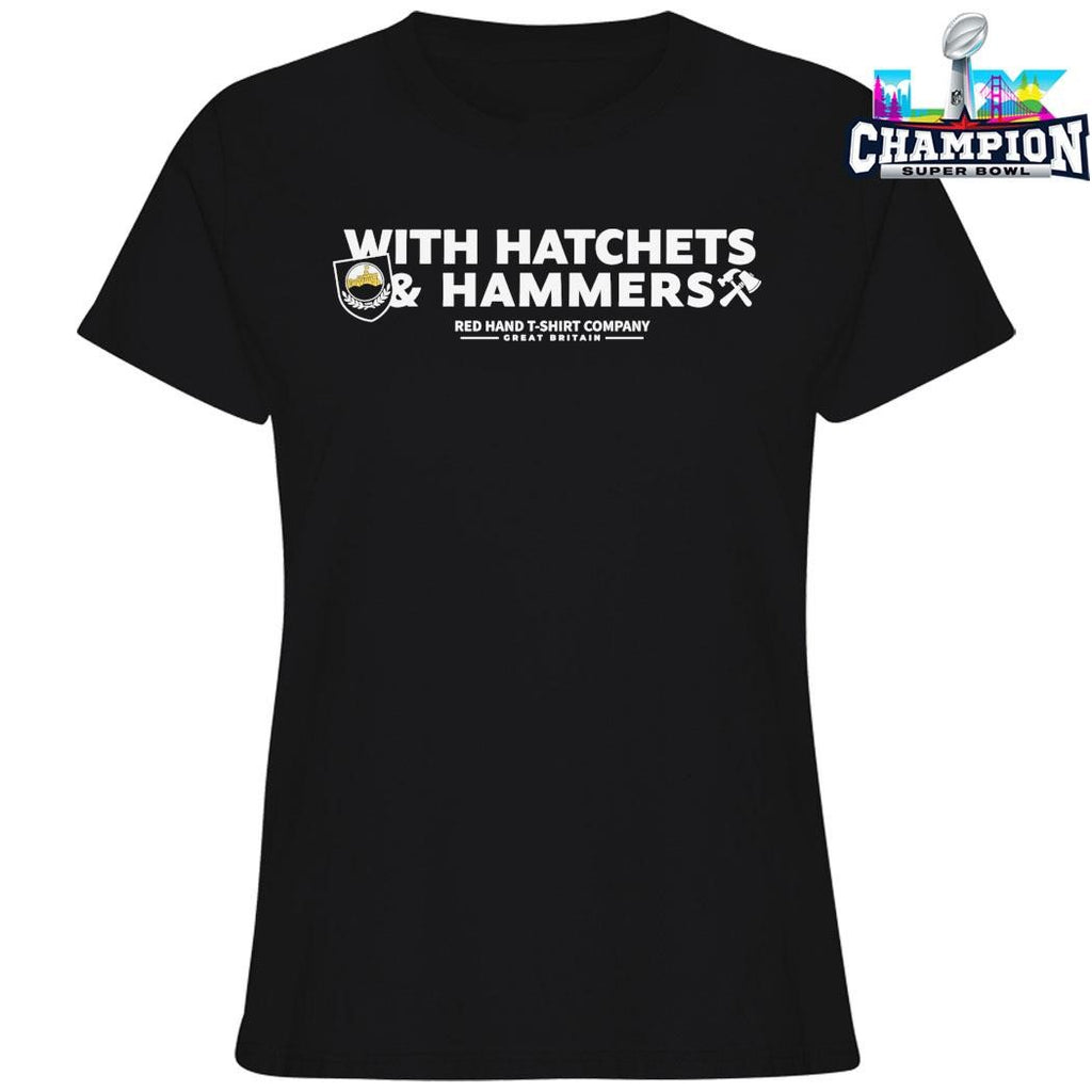 Red Hand With Hatchets And Hammers Shirt