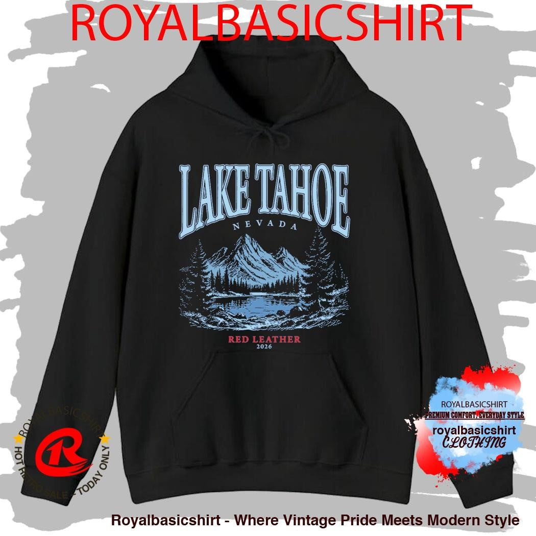 Red Leather Lake Tahoe T-Shirt