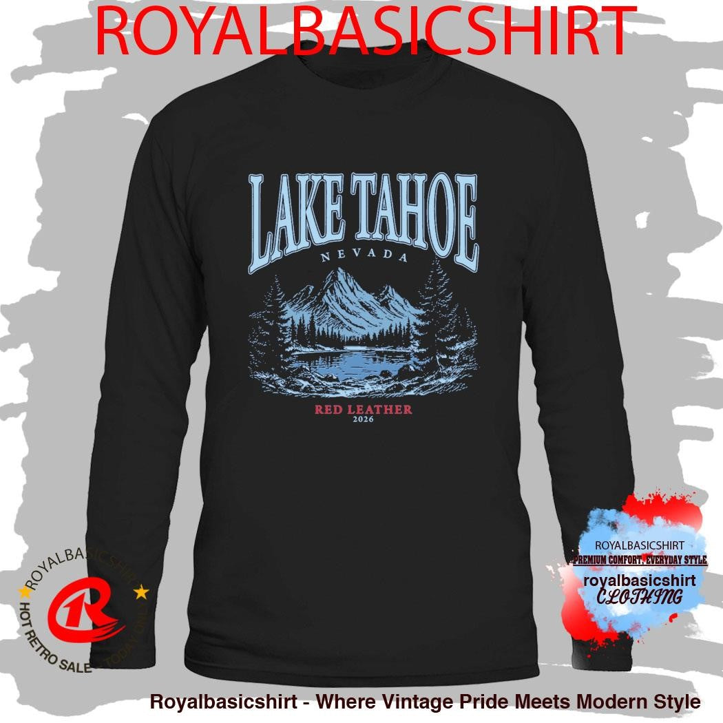 Red Leather Lake Tahoe T-Shirt