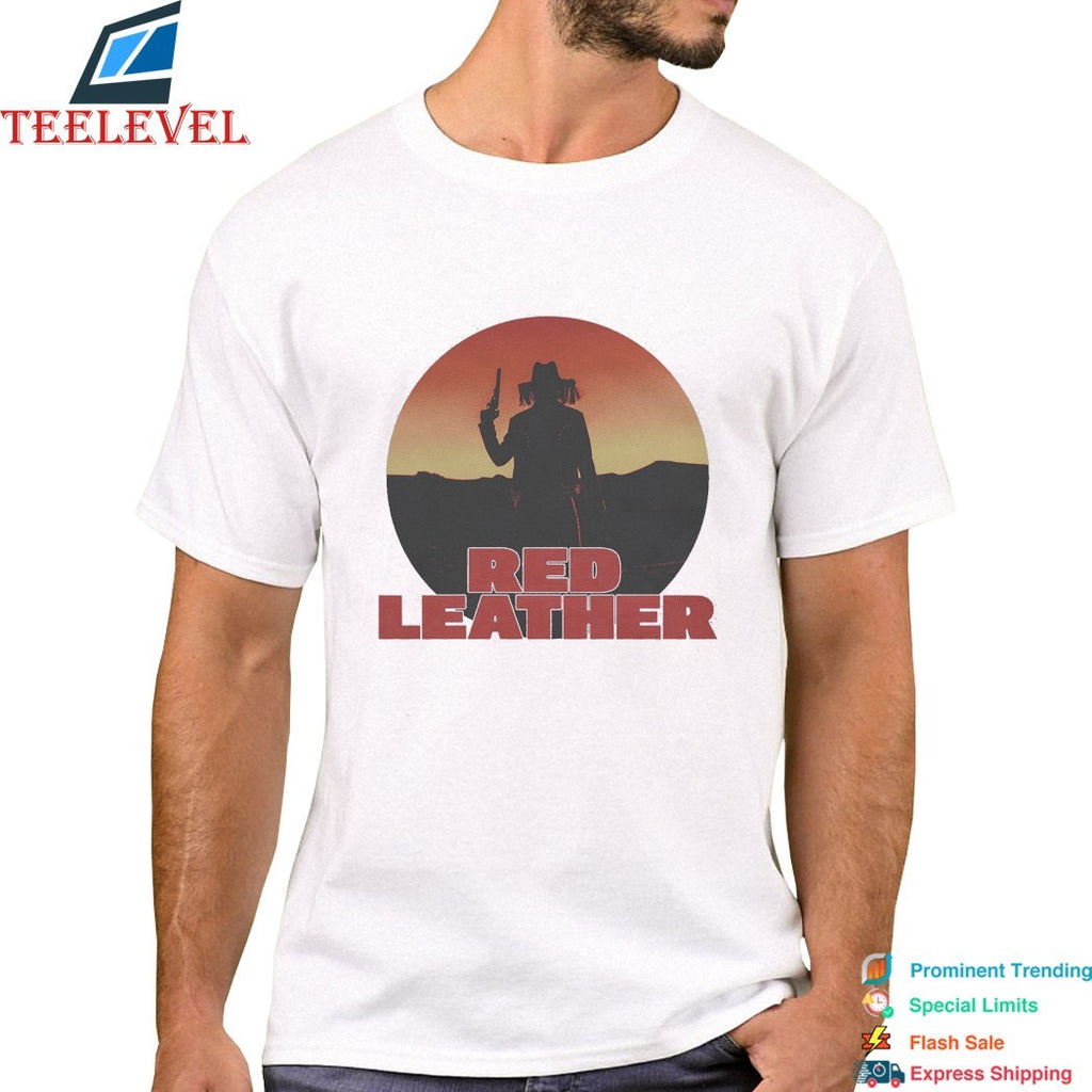 Red Leather Sunset T-shirts