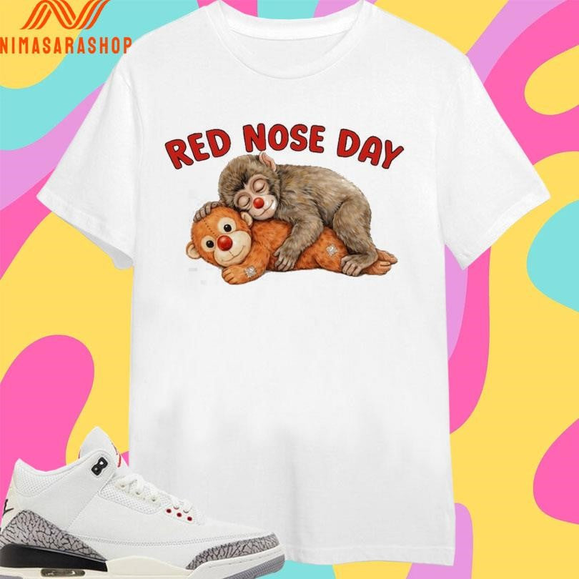 Red Nose Day Punch Monkey Viral 2026 Shirts