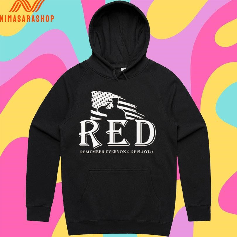 Red Remember Everyone Deployed Shirts