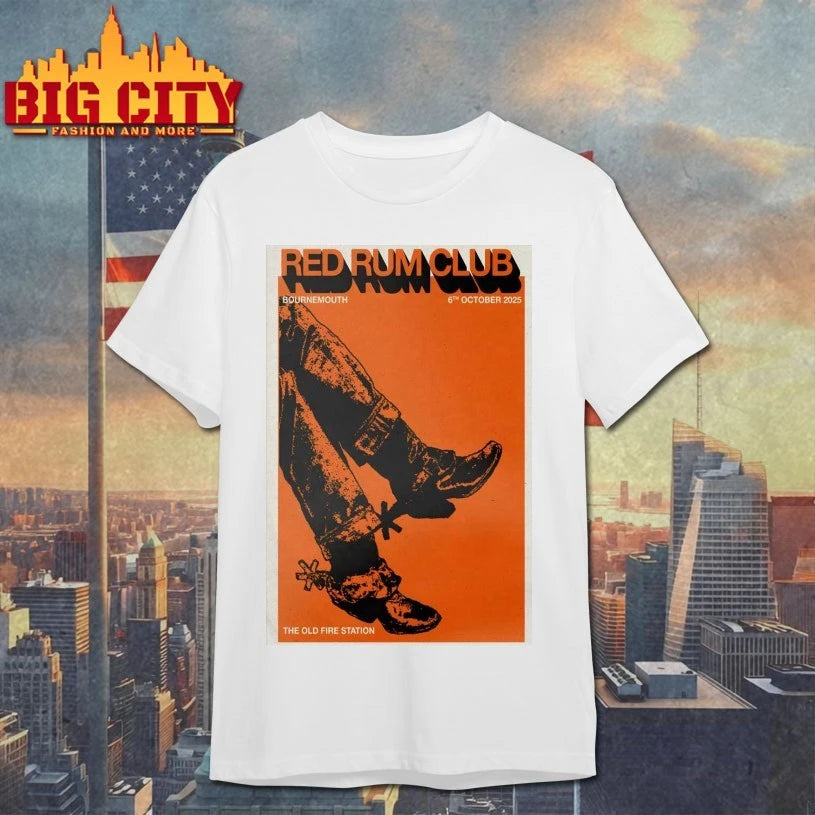 Red Rum Club Oct 6 2025 Bournemouth UK Poster shirt