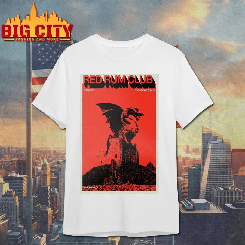 Red Rum Club October 1, 2025 Tramshed, Cardiff, UK Poster shirt