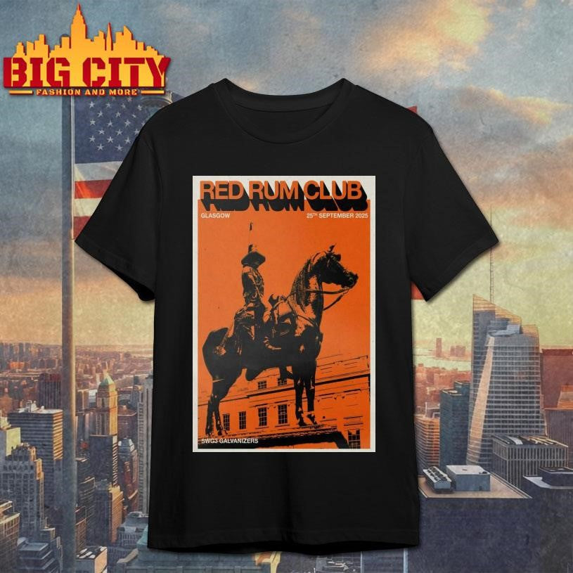 Red Rum Club Sept 25 2025 SWG3 Galvanizers Poster Shirt
