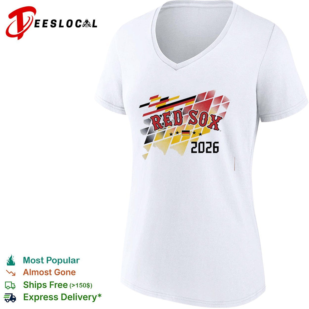 Red Sox 2026 Germany Flag Racing shirt