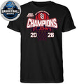 Red St. John’s Red Storm 2026 Big East Men’s Basketball Tournament Champions Logo T-Shirt