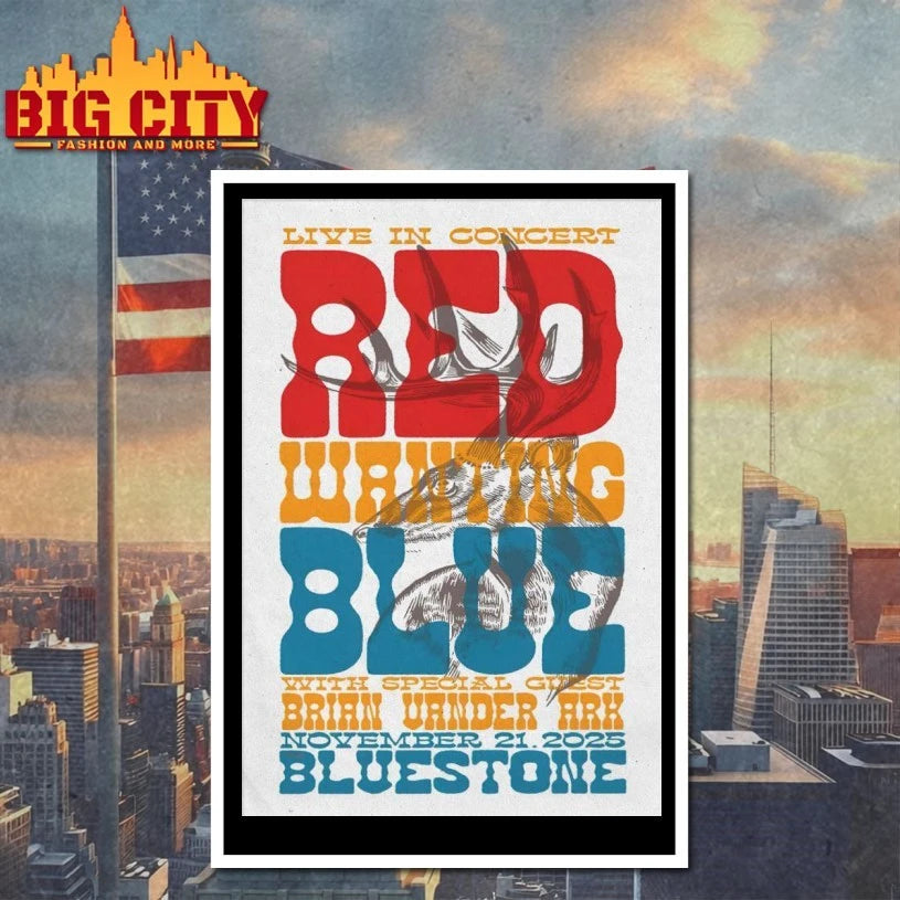 Red Wanting Blue In Columbus OH On Nov 21 2025 Poster shirt