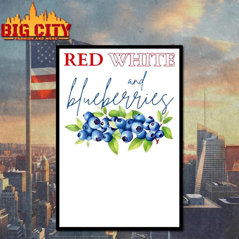 Red White And Blueberries Charlie Kirk Shirt