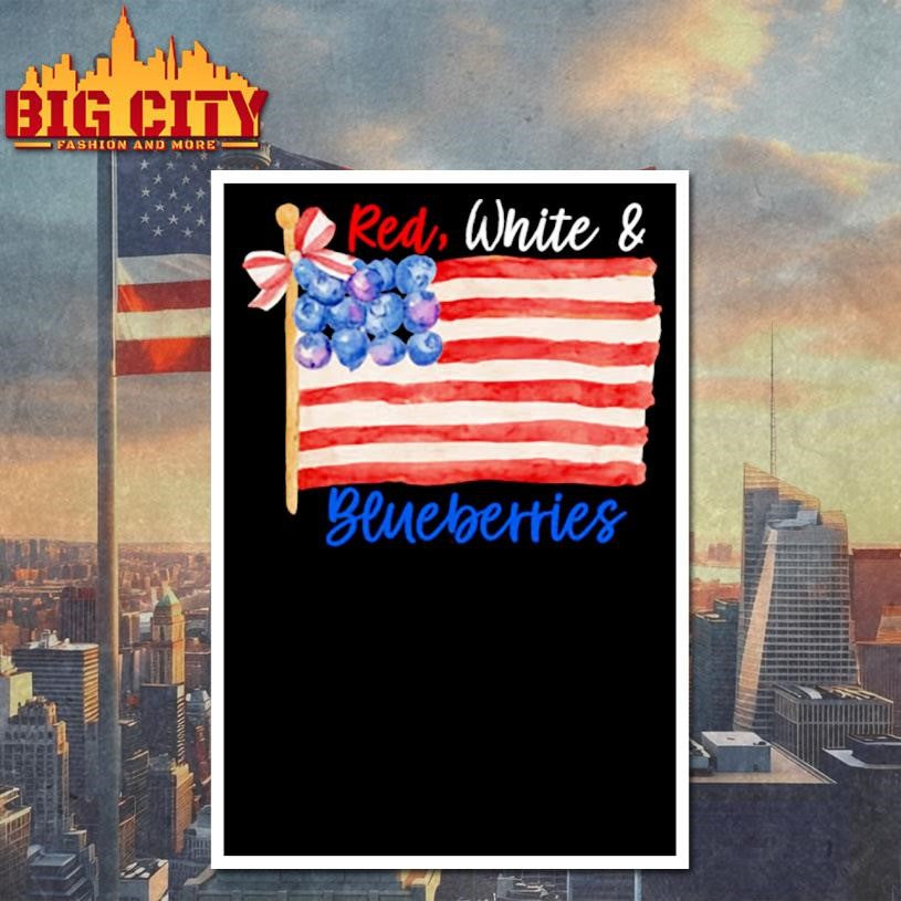 Red-White-And-Blueberries Shirt
