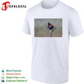 Red-winged blackbird singing shirt