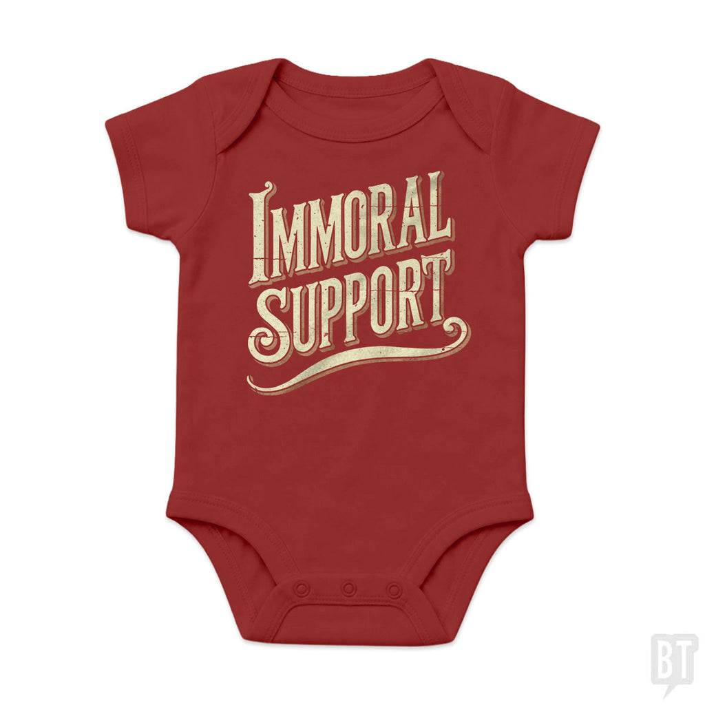Immoral Support Baby One-Piece