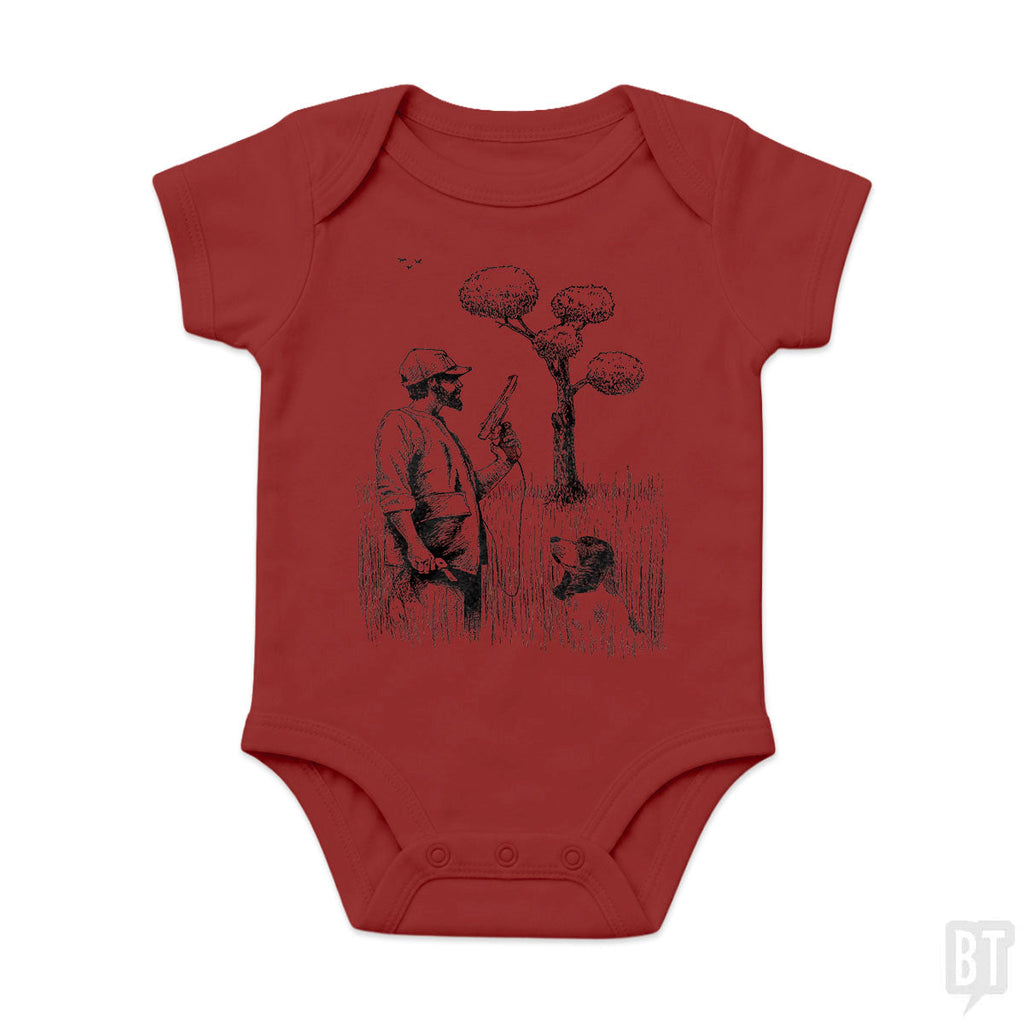 Dog Man Baby One-Piece