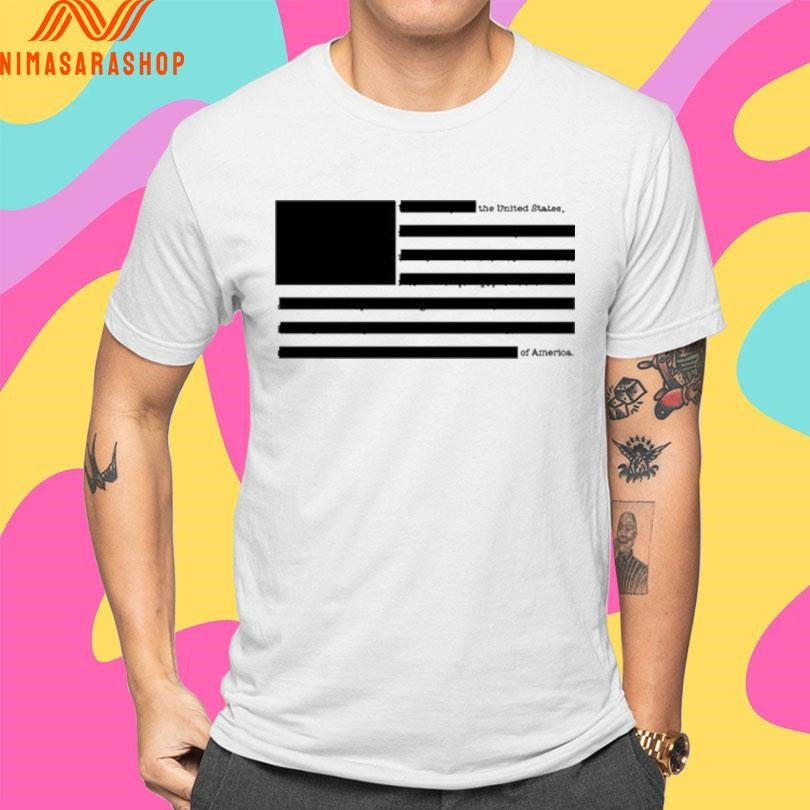 Redacted Preamble The United States Of America Flag Shirts
