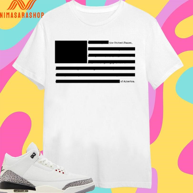 Redacted Preamble The United States Of America Flag Shirts