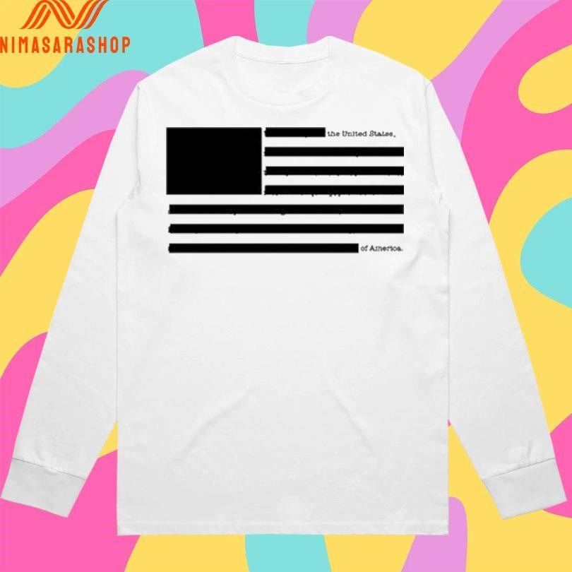 Redacted Preamble The United States Of America Flag Shirts