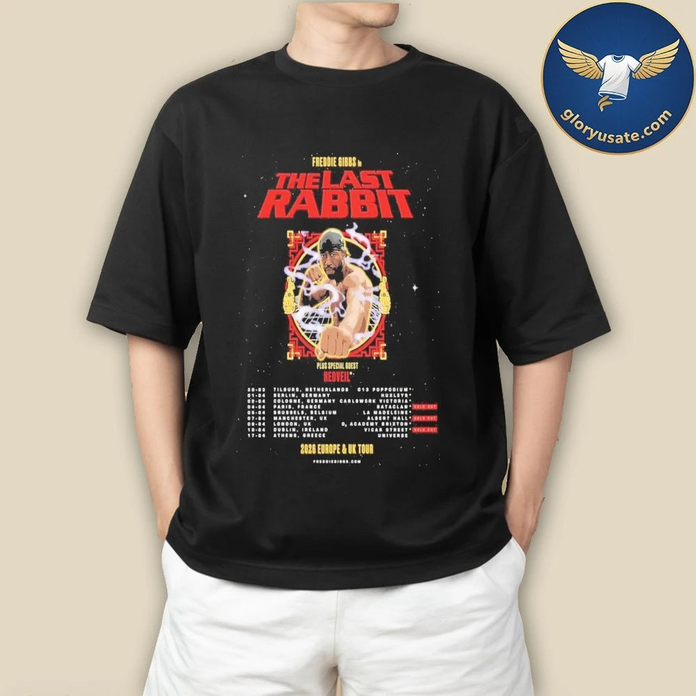 Redveil Europe &amp; UK Tour 2026 Poster Shirt