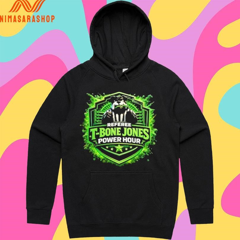Referee T-Bone Jones Power Hour Shirts