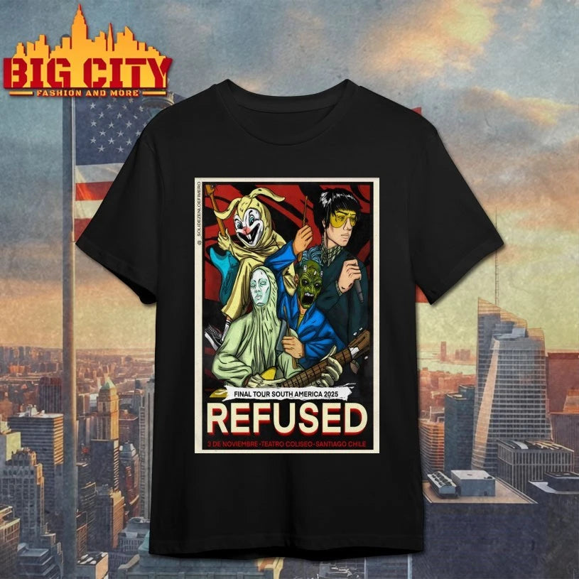 Refused Teatro Coliseo in Santiago Chile November 3 2025 Poster shirt