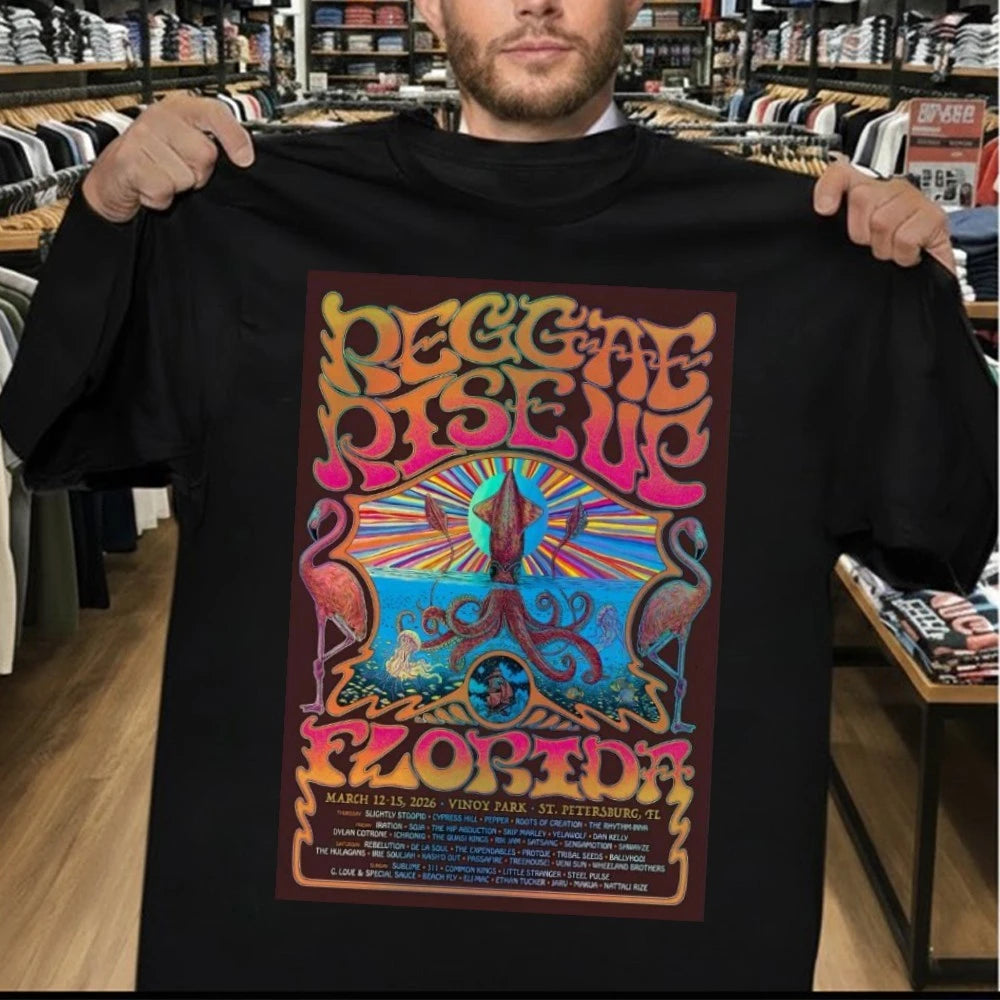Reggae Rise Up Florida Vinoy Park In St. Petersburg FL Mar 12-15 2026 Poster Shirt