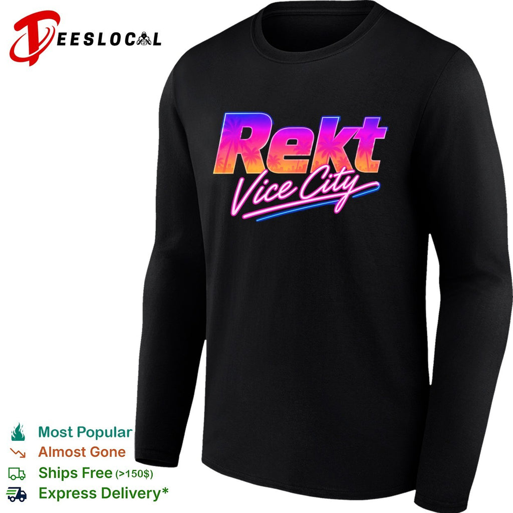 Rekt Vice City neon shirt