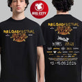 Reloaded Festival 2026 Full Lineup Poster In Sulingen Germany From August 13 To 15 2026 Two Sided Shirt