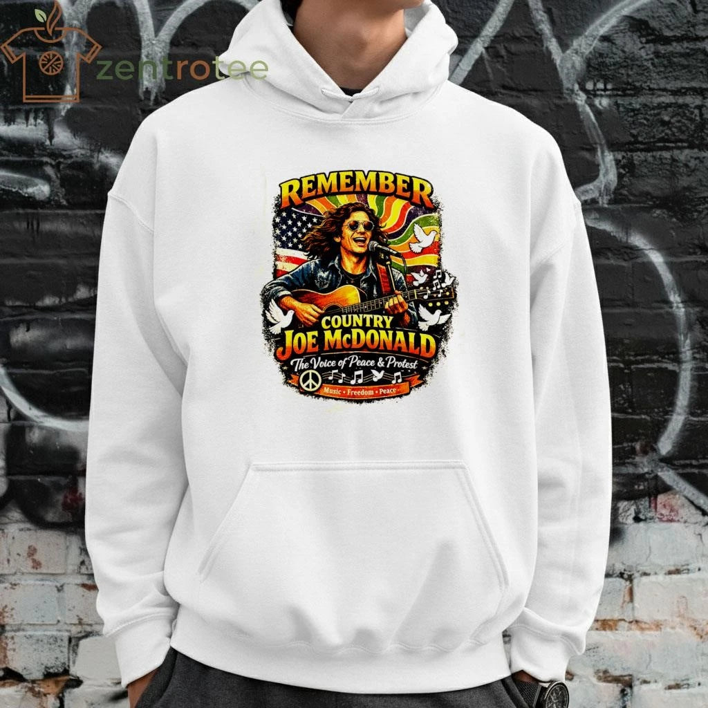 Remember Country Joe McDonald Vintage Hippie Protest Rock T-Shirt