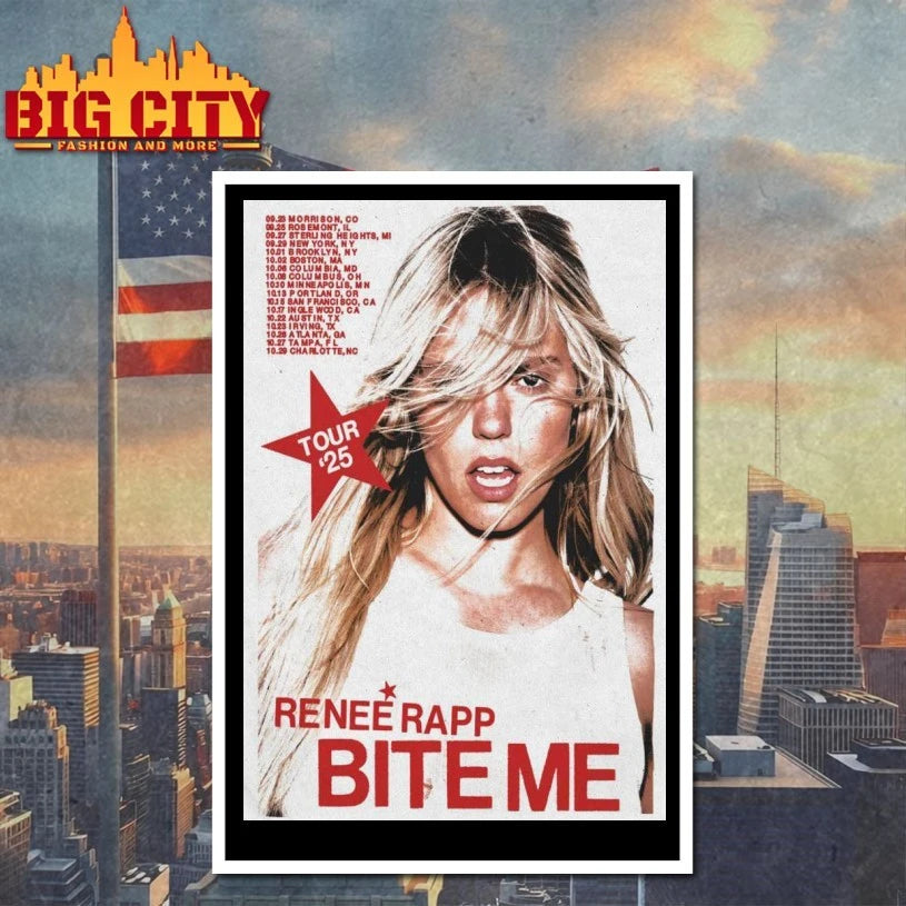 Reneé Rapp Bite Me Tour 2025 Poster Shirt