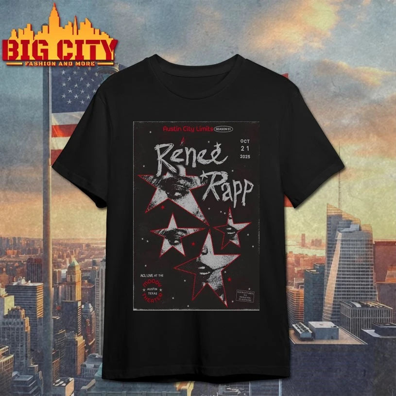Renee Rapp Oct 21 2025 Austin City Show Poster Shirt