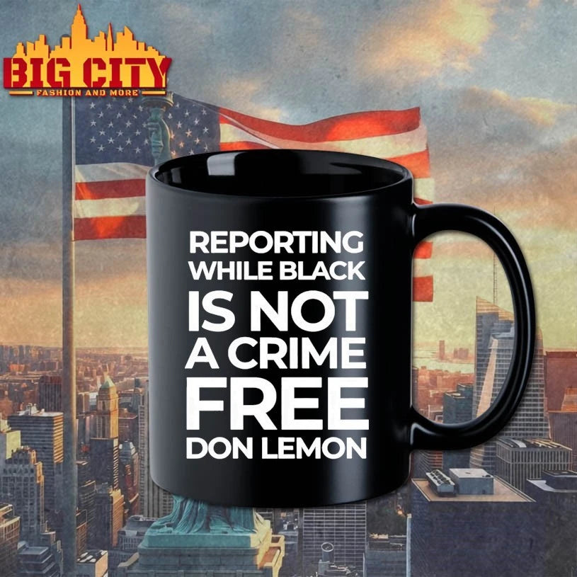 Reporting While Black Is Not A Crime Free Don Lemon t-shirt