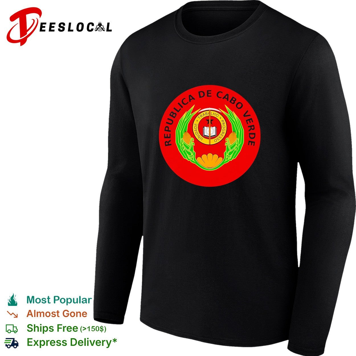 Republica de Cabo Verde coat of arms shirt