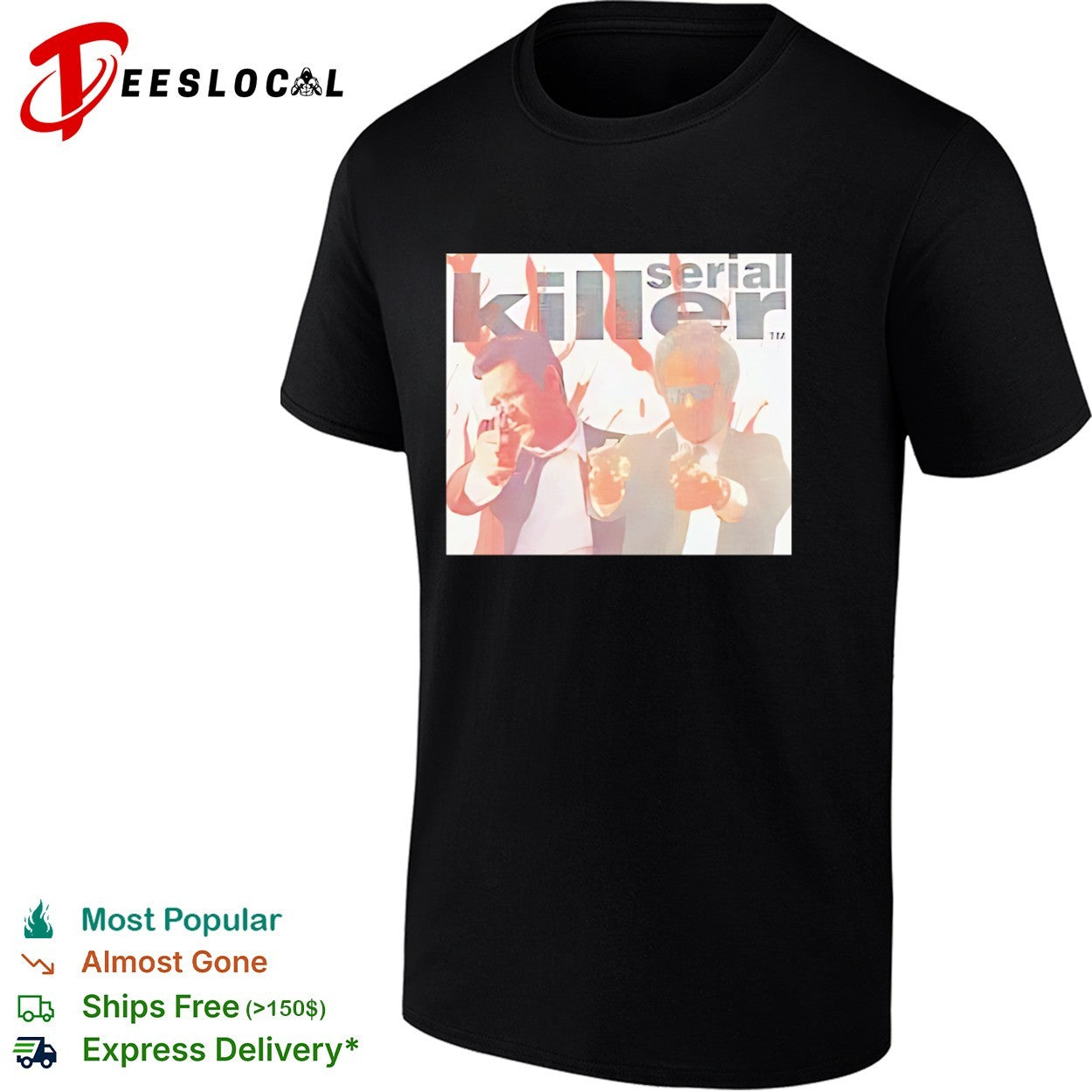 Reservoir Dogs Mr White Mr Blonde serial killer Tarantino film aesthetic shirt