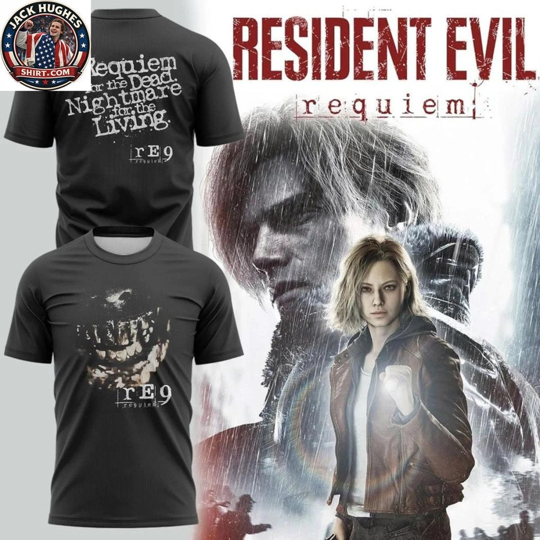 Resident Evil Requiem Nightmare 2026 Two Sided T-Shirt