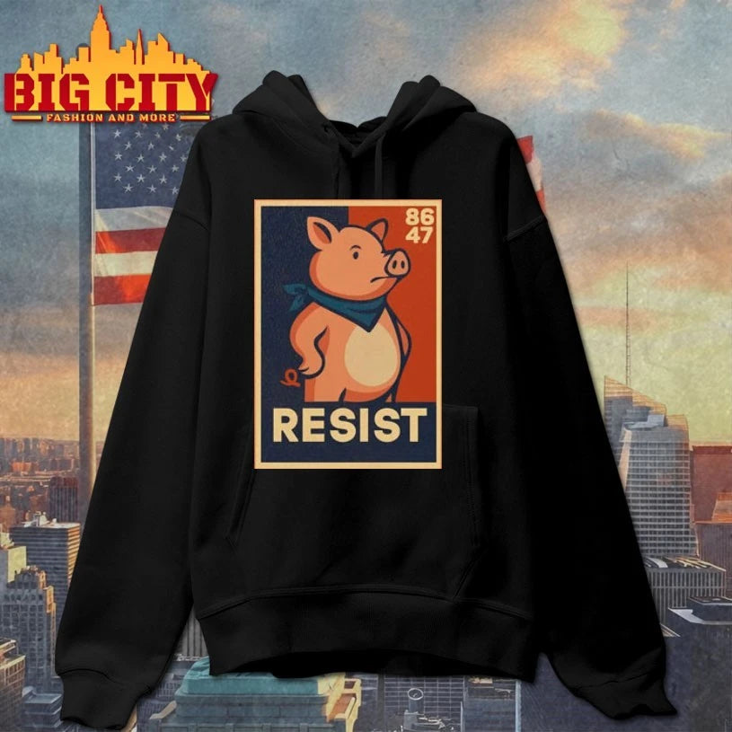 Resist 86 47 Piggy Quiet Quiet Piggy shirt