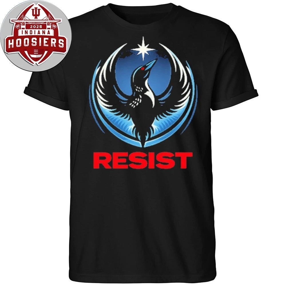 Resist Minnesota Rebel New State Flag Bold Phoenix Freedom Art T-Shirt
