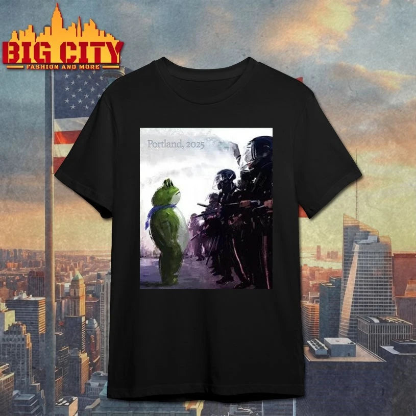 Resist Portland 2025 Frog Anti Trump Anti Fascism Shirt