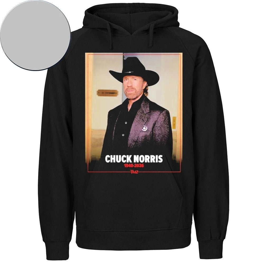 Rest In Peace Chuck Norris 1940-2026 Dead At 86 Black Unisex T-Shirt