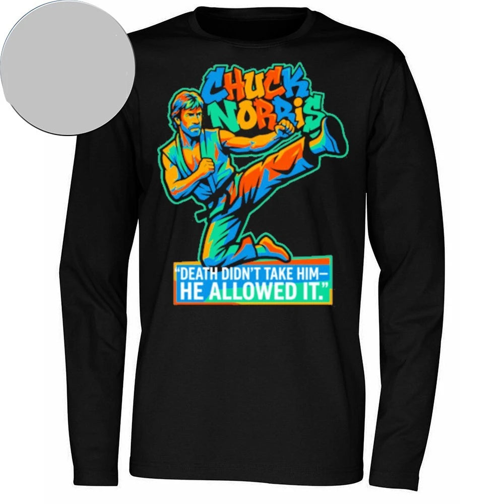 Rest In Peace Chuck Norris Death didn’t take him, he allowed it T-Shirt
