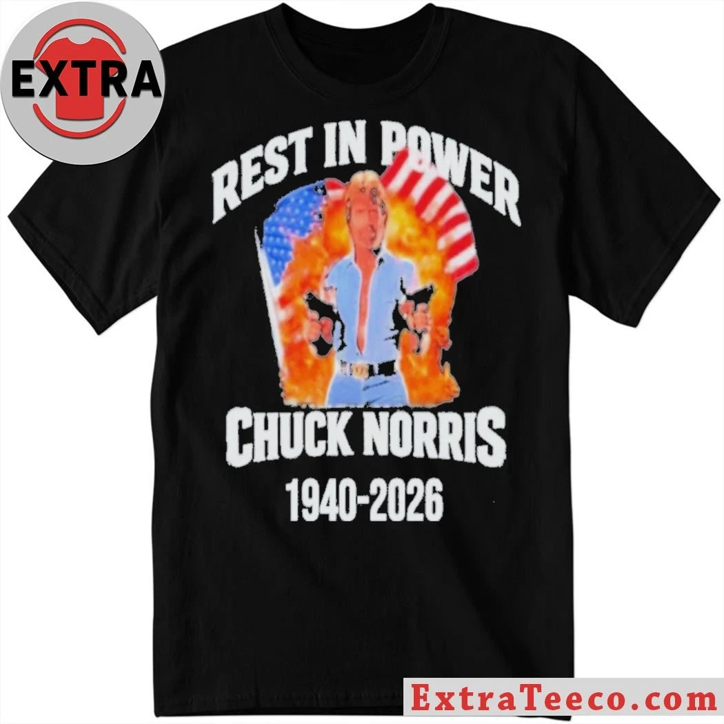 Rest In Peace Chuck Norris Legend 1940-2026 Shirt