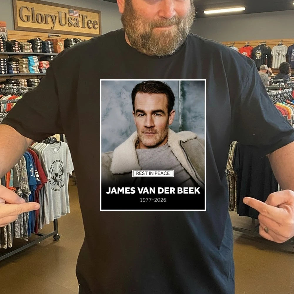 Rest In Peace James Van Der Beek 1977-2026 Shirt