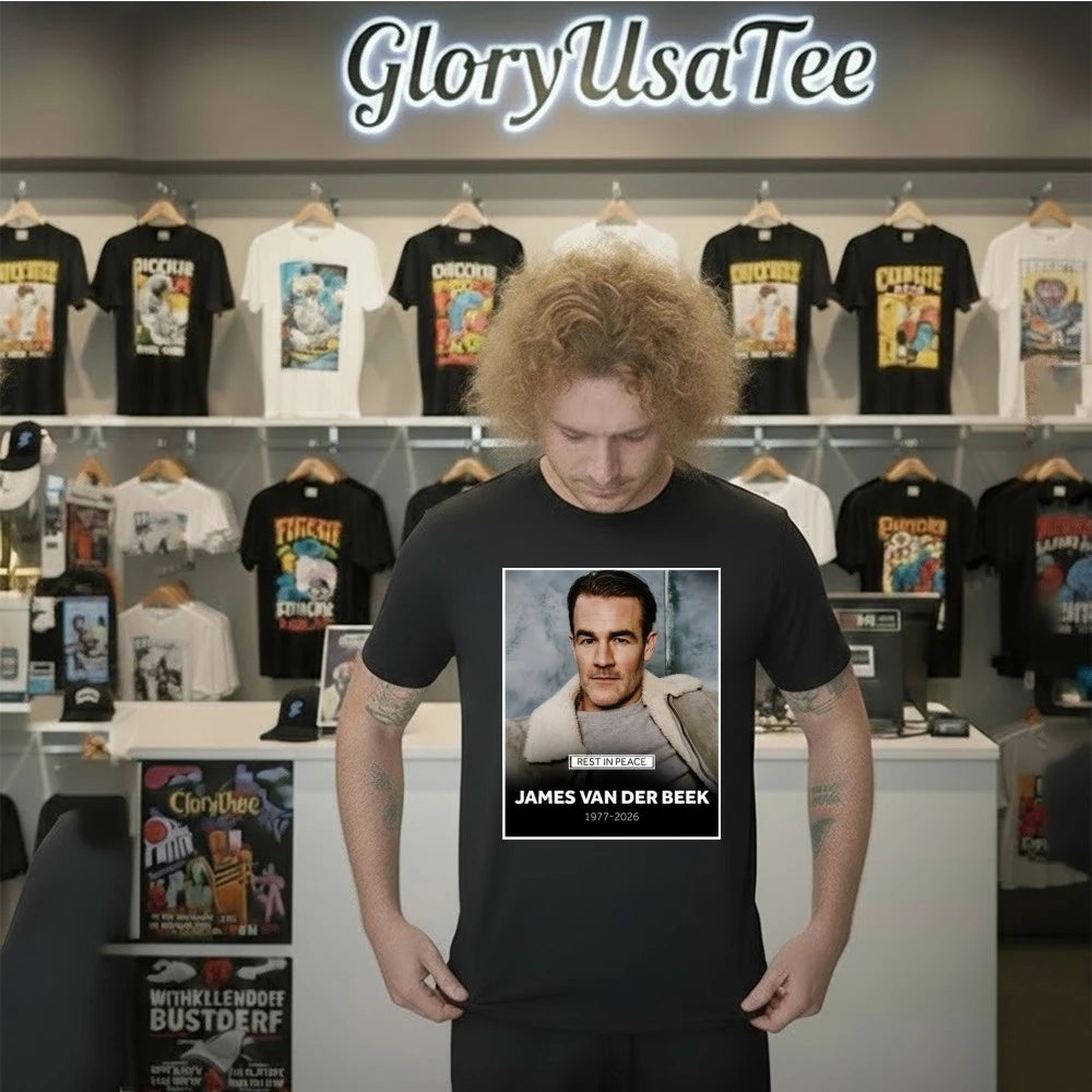 Rest In Peace James Van Der Beek 1977-2026 Shirt
